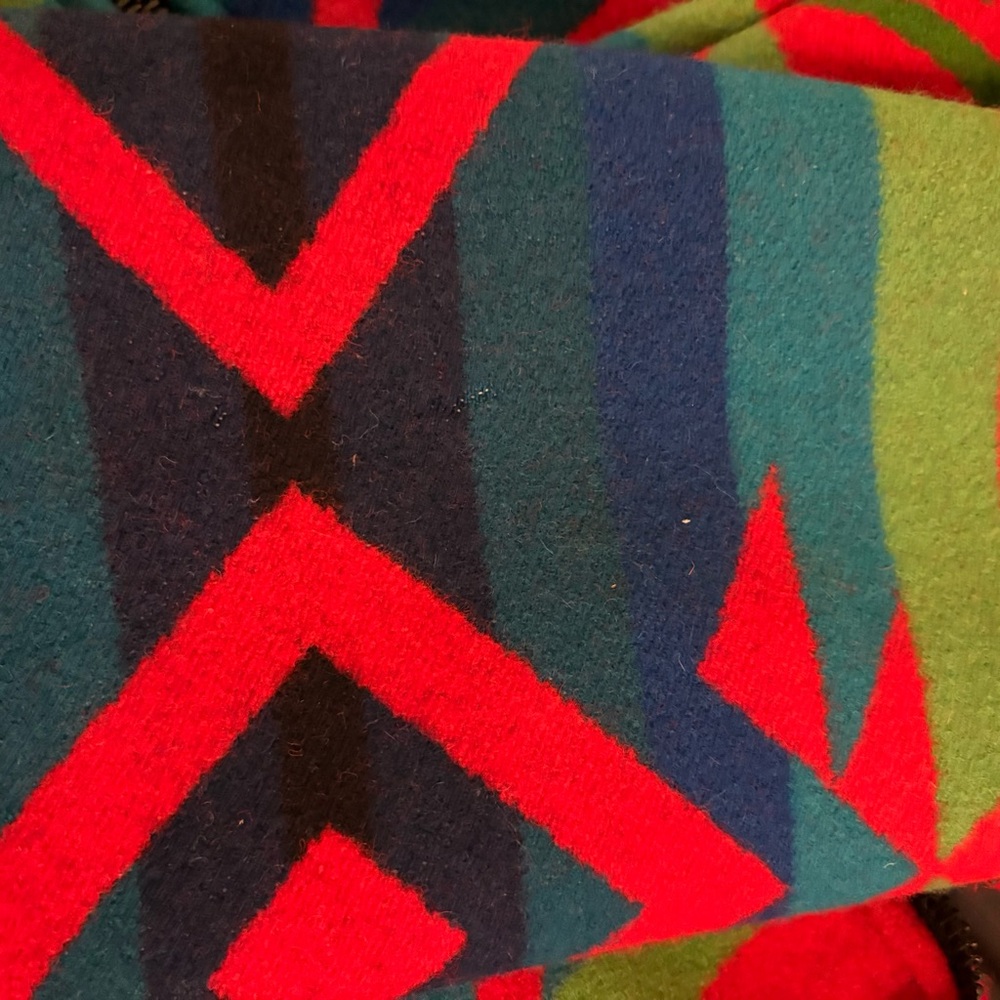 Pendleton Aztec Wool Bomber Jacket - image 13